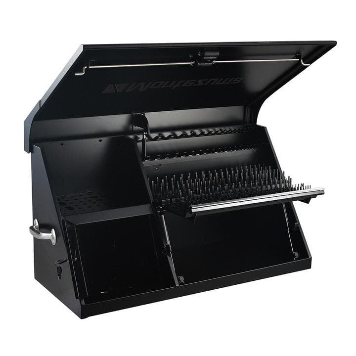 Montezuma Steel Triangle Toolbox Storage Chest - 41" x 18" - Senior.com Tool Box